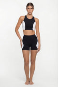 Conjunto Fitness Feminino com Cropped e Legging