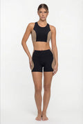 Conjunto Fitness Feminino com Cropped e Legging