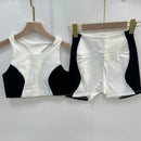 Conjunto Fitness Feminino com Cropped e Legging