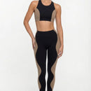 Conjunto Fitness Feminino com Cropped e Legging