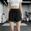 Short Feminino Esportivo 2 em 1 Preto