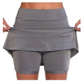 Short-Saia Feminino Esportivo com Bolsos