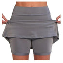 Short-Saia Feminino Esportivo com Bolsos