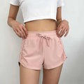 Short Feminino Esportivo 2 em 1 Rosa