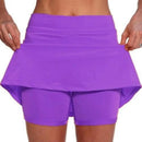 Short-Saia Feminino Esportivo com Bolsos